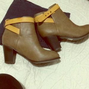 Brown booties